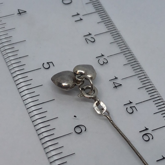 Double heart bracelet, made in Italy - Picture 7 of 7